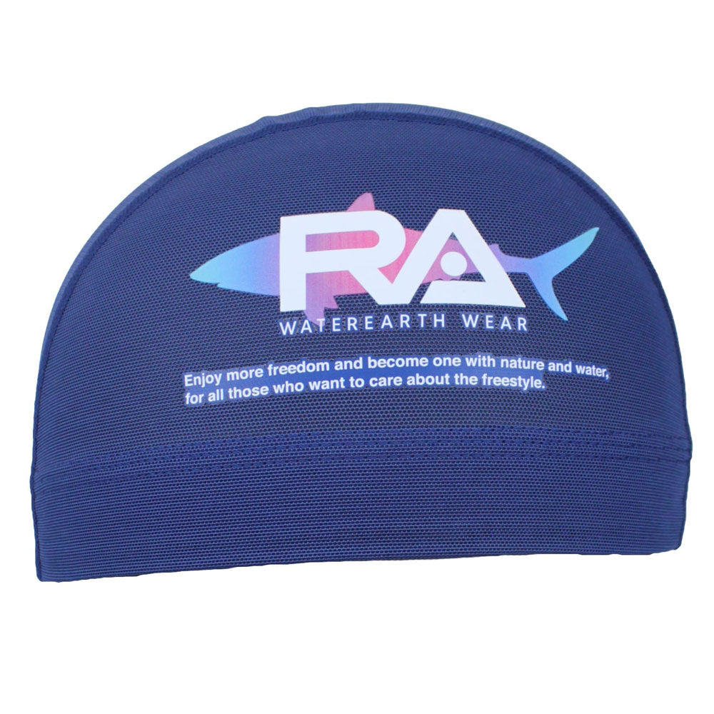 プリントメッシュ スイムキャップ 水泳 練習用 フィットネス