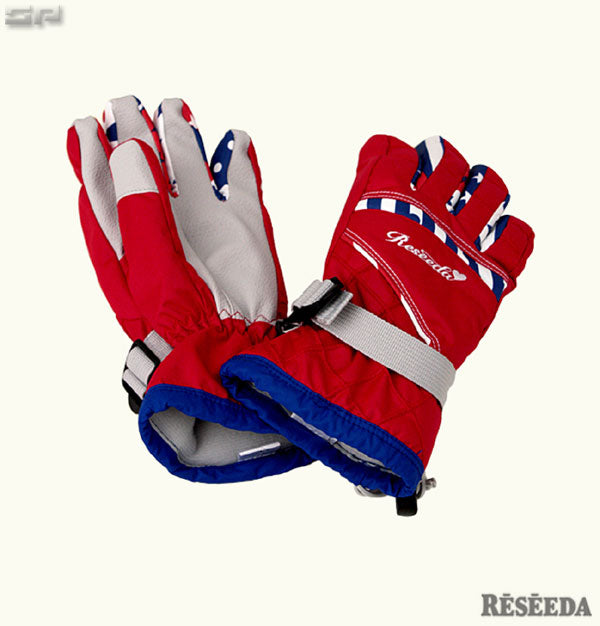 ジュニア ガールズ スキーグローブ スノーグローブ 手袋