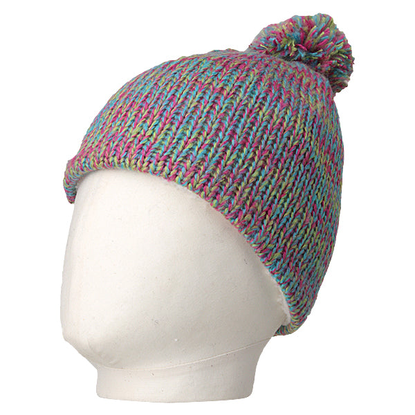 Kids' cap with pom-pom