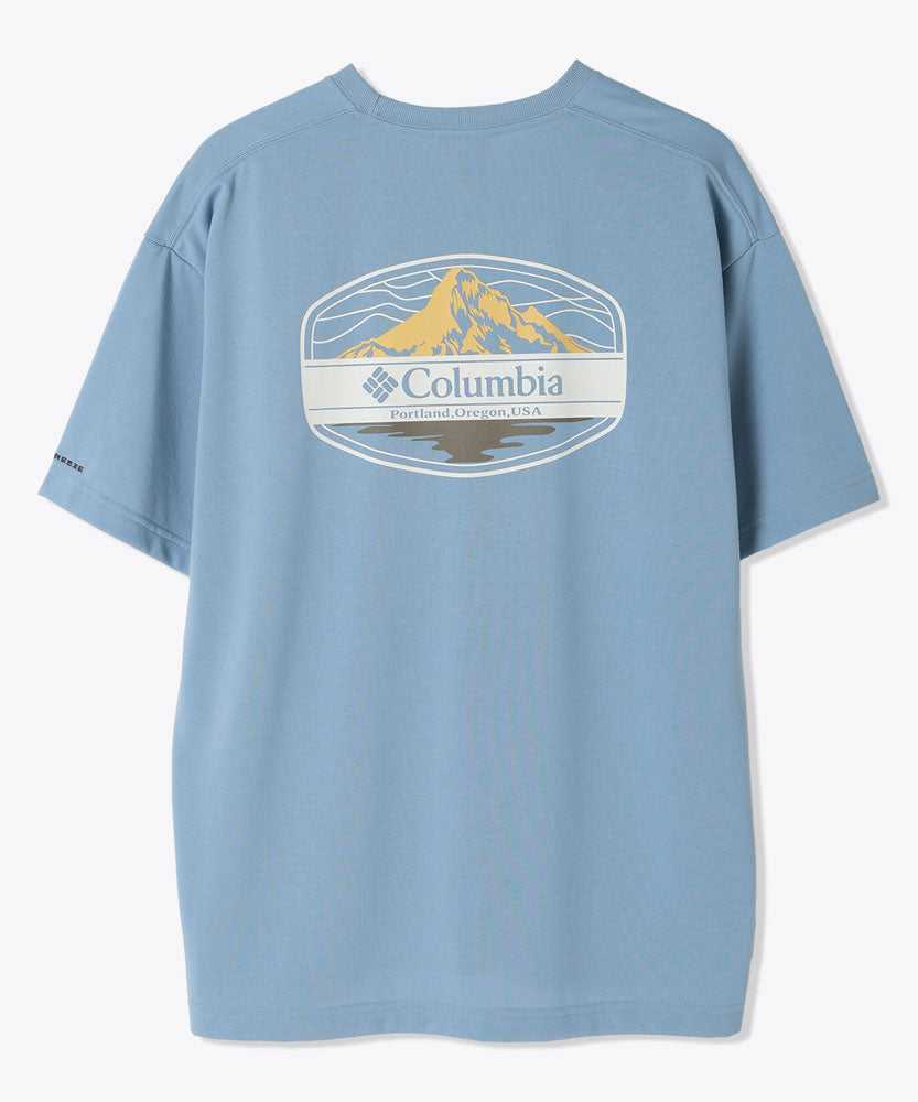 サンライズストレイトオムニフリーズゼログラフィックショートスリーブTシャツ 半袖 シンプル