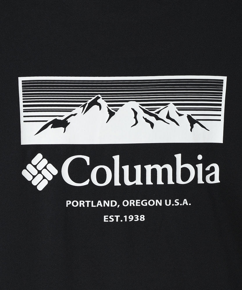 メンズ グレイシャルビスタグラフィックTシャツ アウトドア カジュアル 速乾 冷感