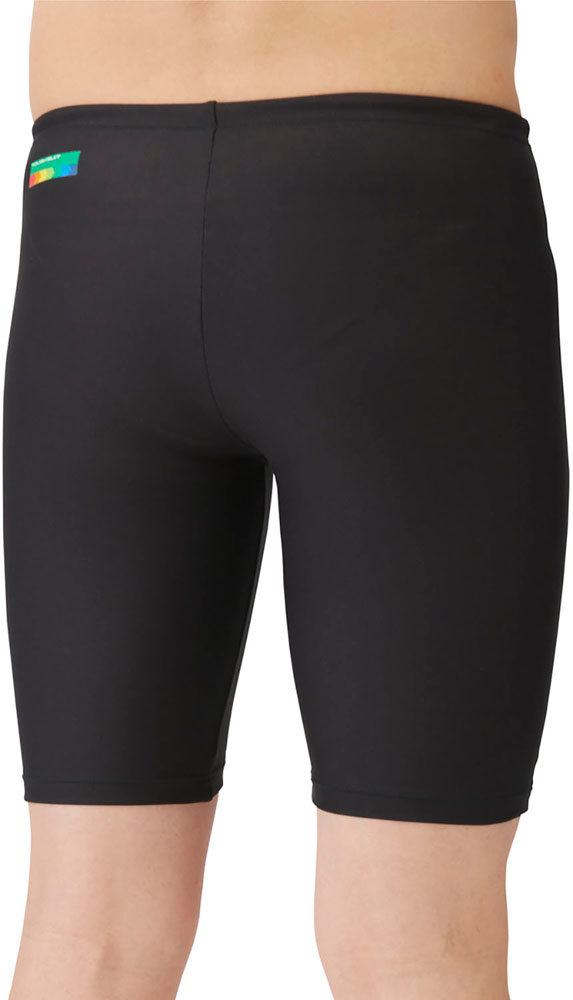 ジュニア ボーイズ 競泳トレーニング水着 スイムスパッツ ハーフレッグ 練習用