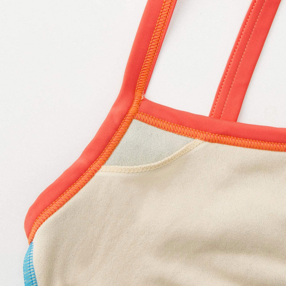 ジュニア ガールズ スピードレインボーマーク 水着 セパレート 水泳 プール