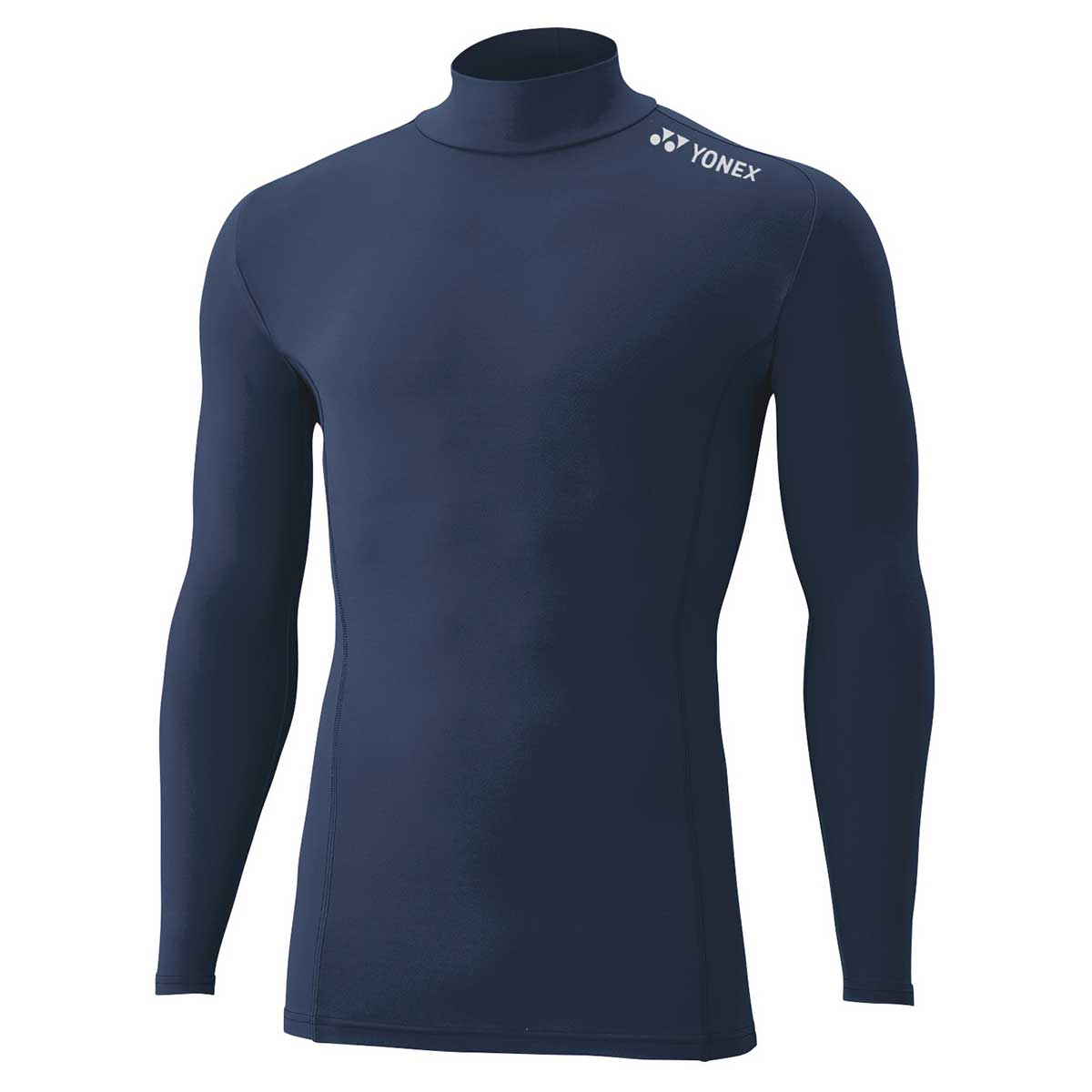 テニス・バドミントンウェア ユニセックス ユニハイネック長袖シャツ インナーシャツ