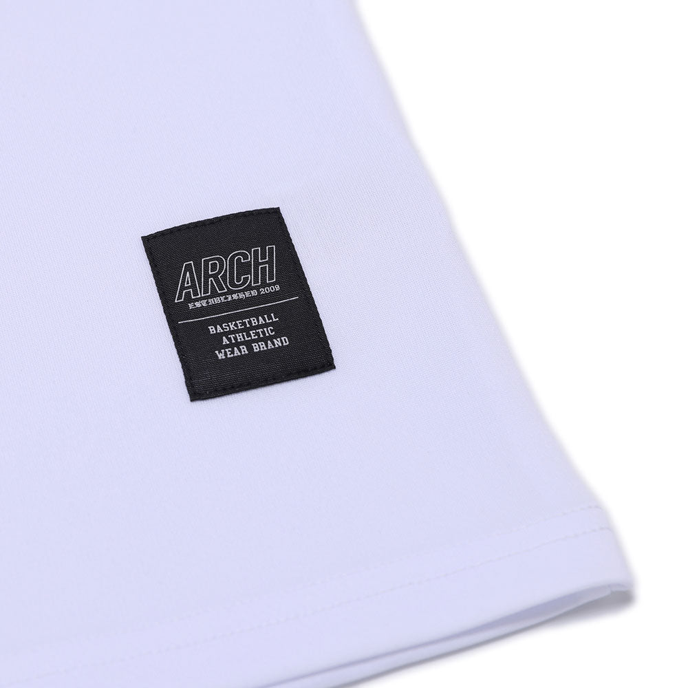 ユニセックス バスケ 長袖Tシャツ ロンT Arch shade logo L/S tee