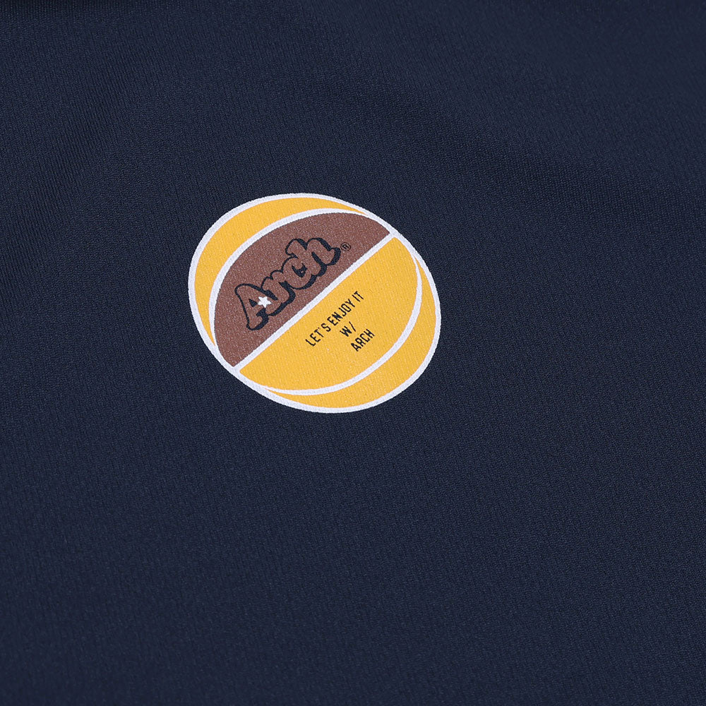 メンズ バスケ 長袖Tシャツ Arch My hoop kumasan L/S tee