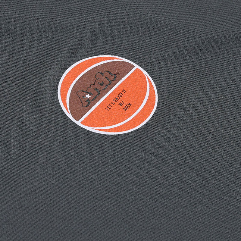メンズ バスケ 長袖Tシャツ Arch My hoop kumasan L/S tee
