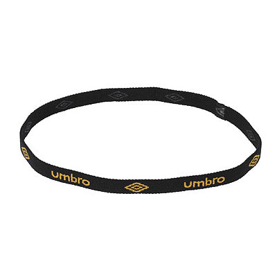 ロゴヘアバンド サッカー フットサル アクセサリー ヘアゴム ブラック