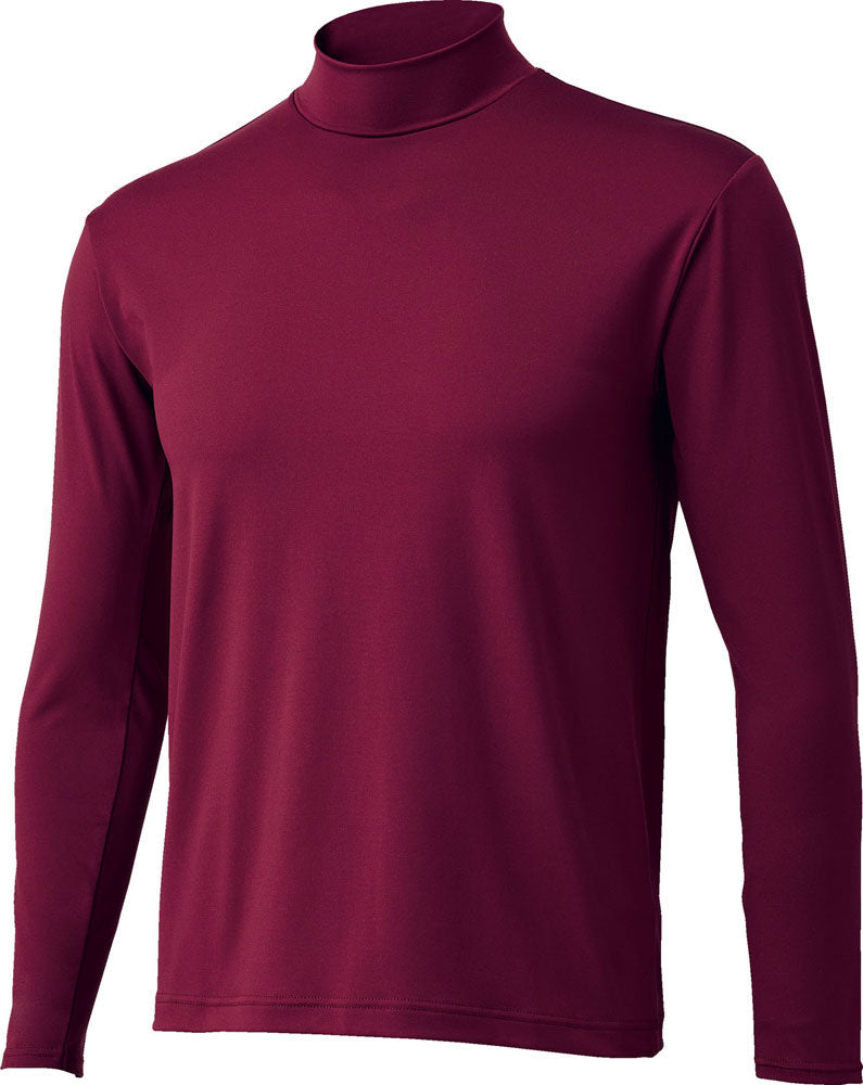 メンズ ハイネック 長袖アンダーシャツ 野球 ベースボール