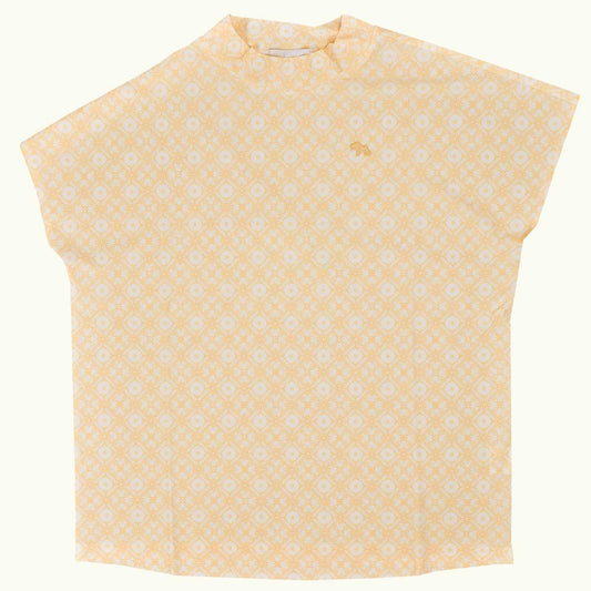 コンチェロヴィンテージプリント半袖シャツ レディース ゴルフウェア