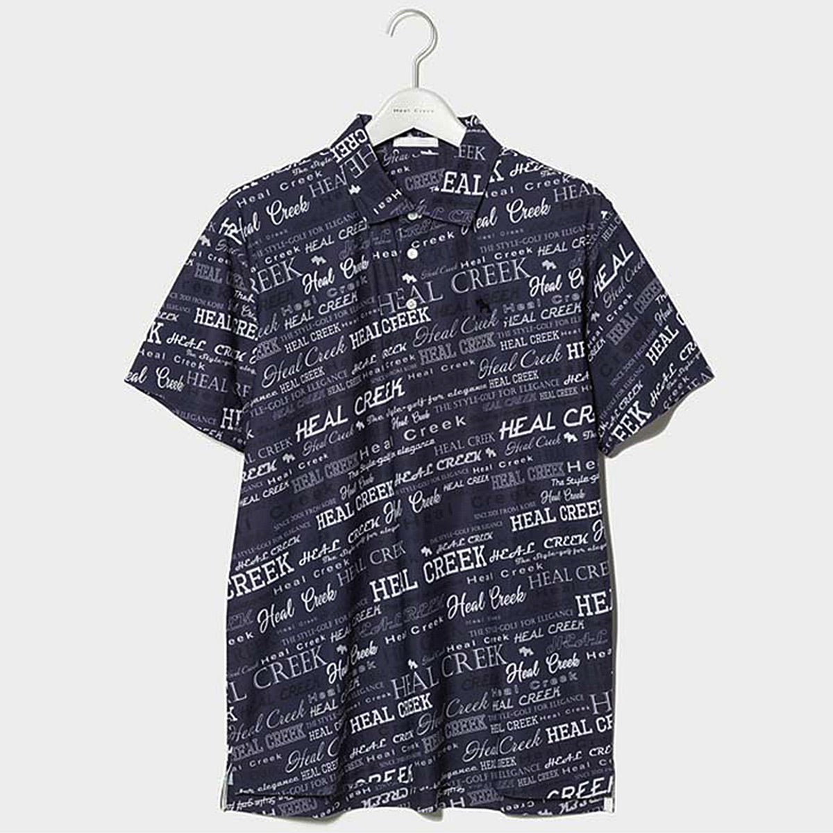 コンチェロロゴプリント 半袖ポロシャツ メンズ