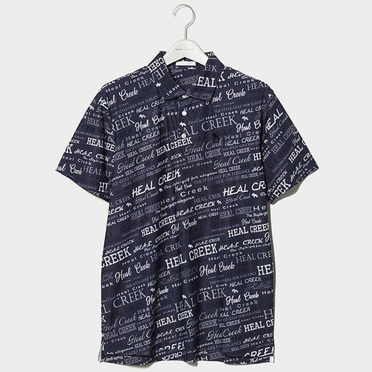 コンチェロロゴプリント 半袖ポロシャツ メンズ