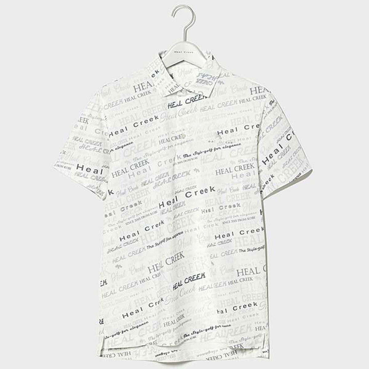 コンチェロロゴプリント 半袖ポロシャツ メンズ