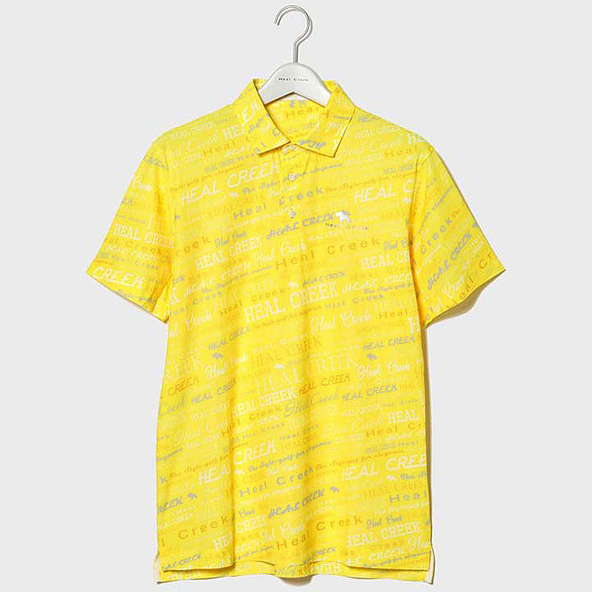 コンチェロロゴプリント 半袖ポロシャツ メンズ