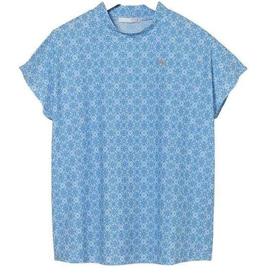 コンチェロヴィンテージプリント半袖シャツ レディース ゴルフウェア