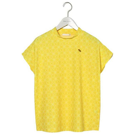 コンチェロヴィンテージプリント半袖シャツ レディース ゴルフウェア