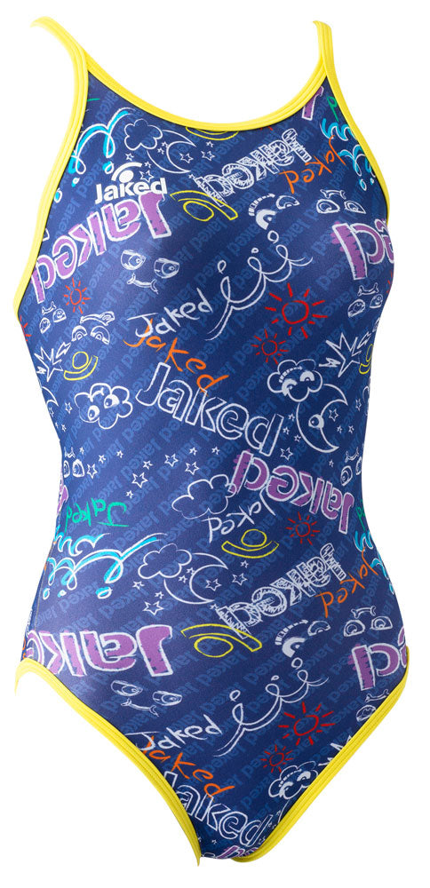 Women's Hyper Back Suit, Competitive Swimming Training Swimsuit, For Swimming Practice