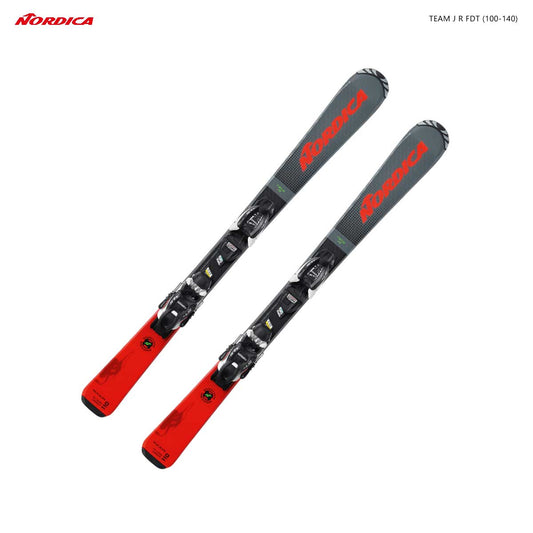 TEAM J R FDT 100-140 JR 4.5 FDT ジュニア スキー板 金具付