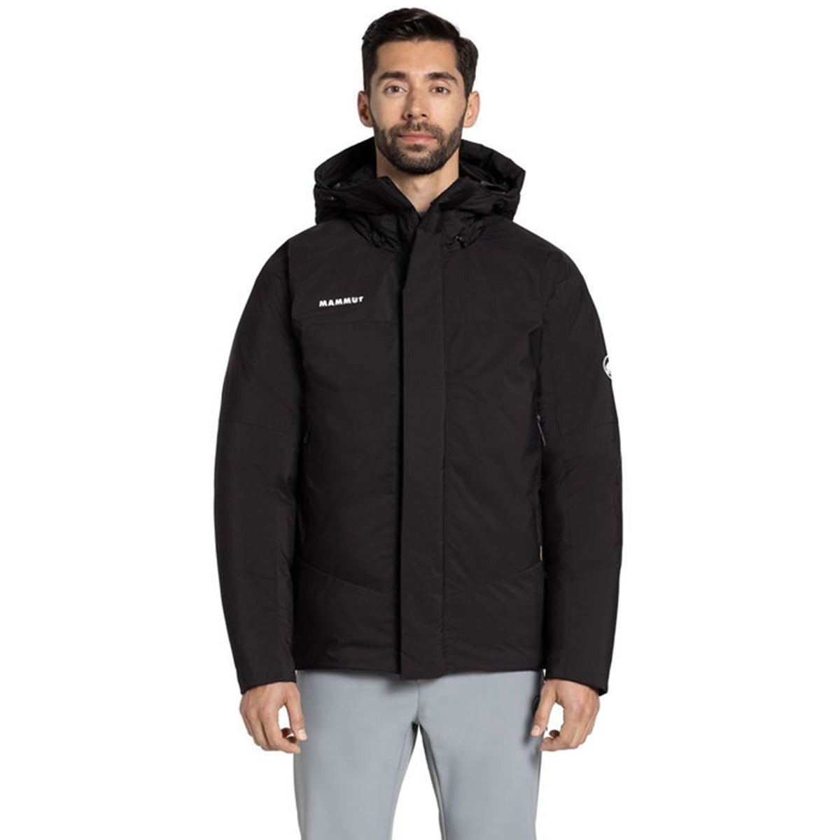 メンズ ダウンジャケット アイスフォール ソフトシェル サーモ フーデッド ジャケット