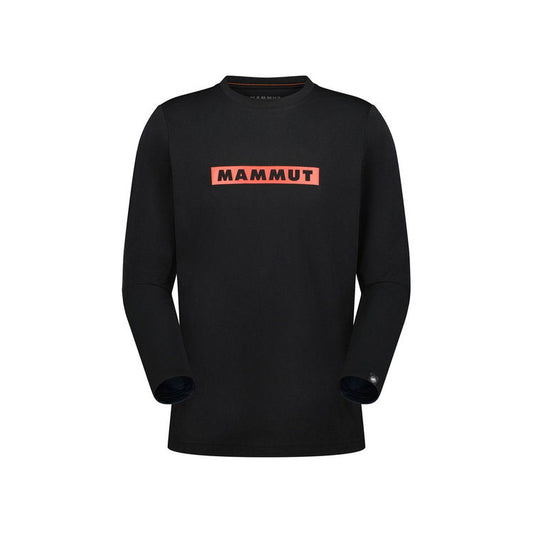 QD ロゴ プリント ロングスリーブ Tシャツ 長袖 アウトドア カジュアル トレッキング