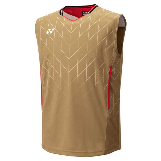 テニス・バドミントンウェア メンズゲームシャツ(ノースリーブ)