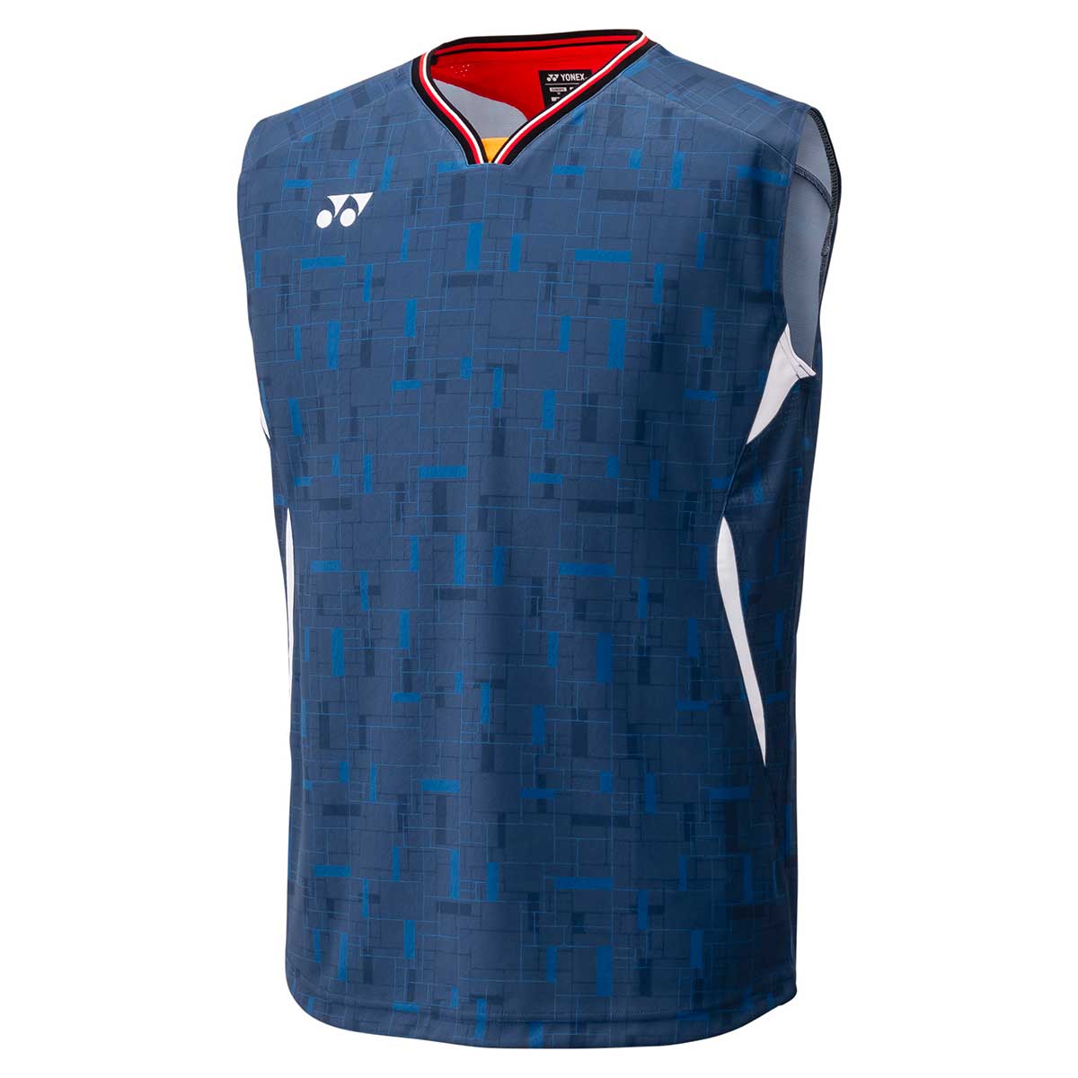 テニス・バドミントンウェア メンズゲームシャツ(ノースリーブ)