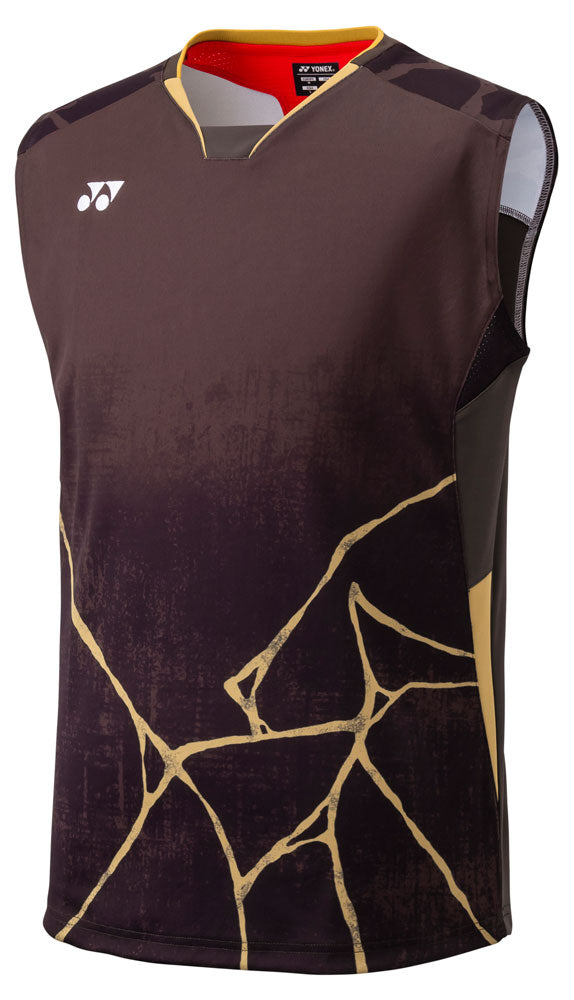 メンズゲームシャツ（ノースリーブ） メンズ バドミントン シャツ トップス