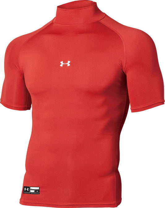 UA HG ARMOUR COMP SS MOCK PK ショートスリーブ ベースボール