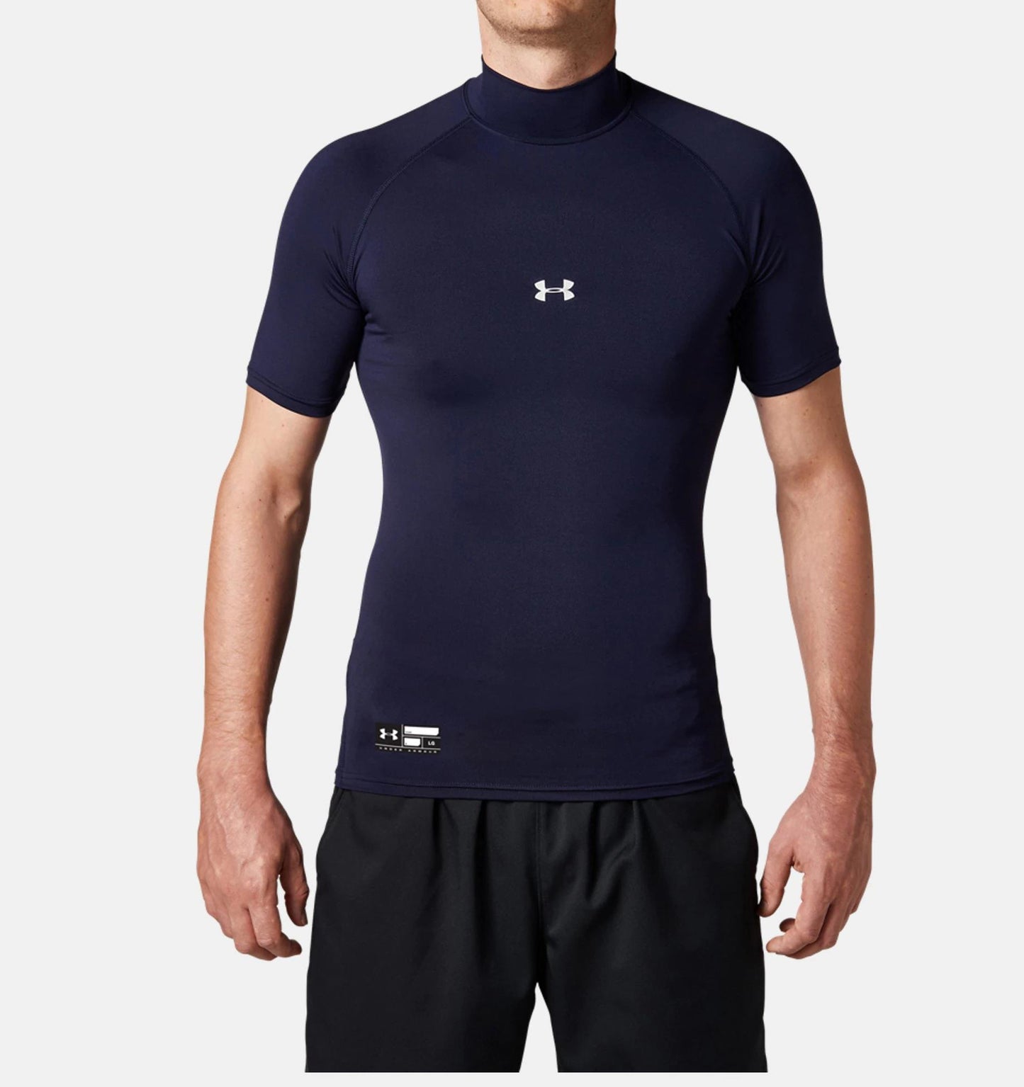UA HG ARMOUR COMP SS MOCK PK ショートスリーブ ベースボール