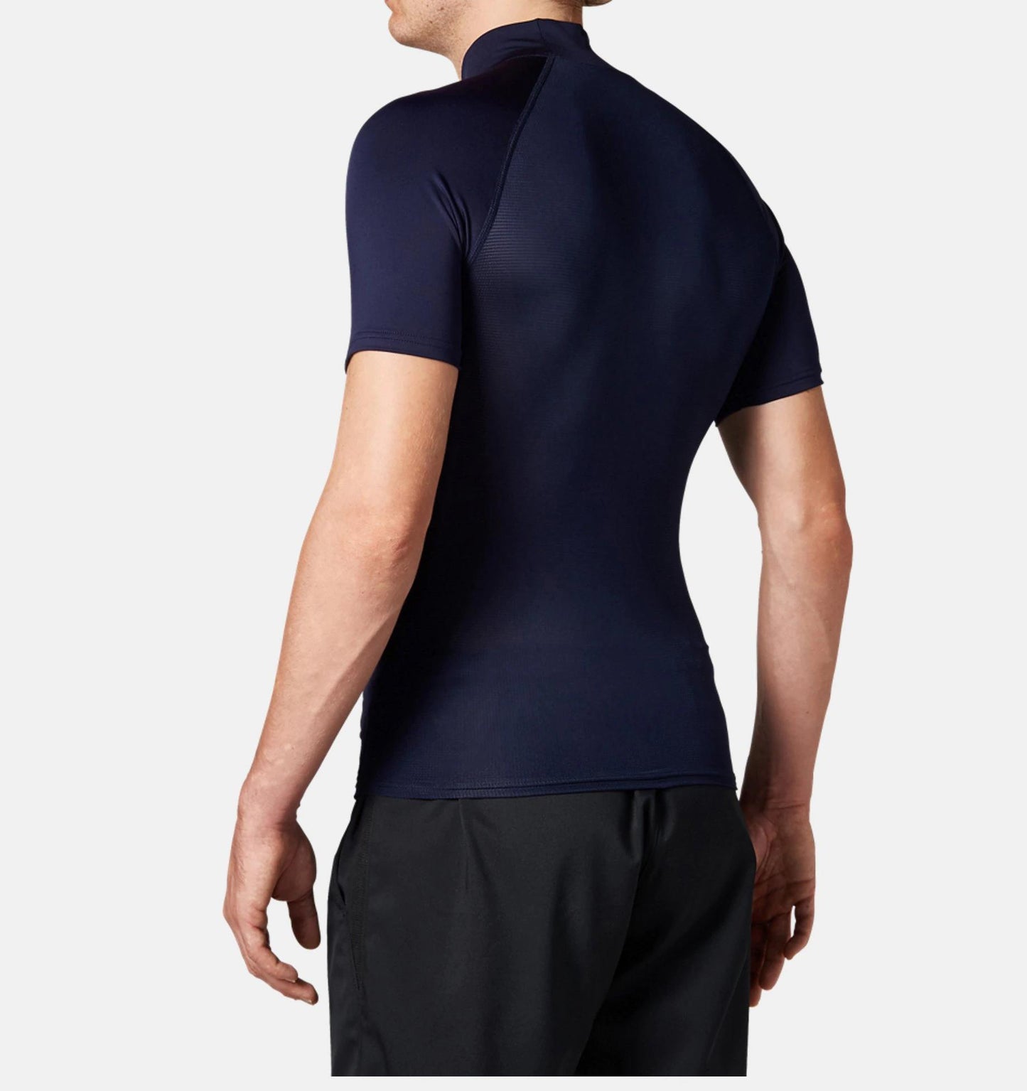 UA HG ARMOUR COMP SS MOCK PK ショートスリーブ ベースボール