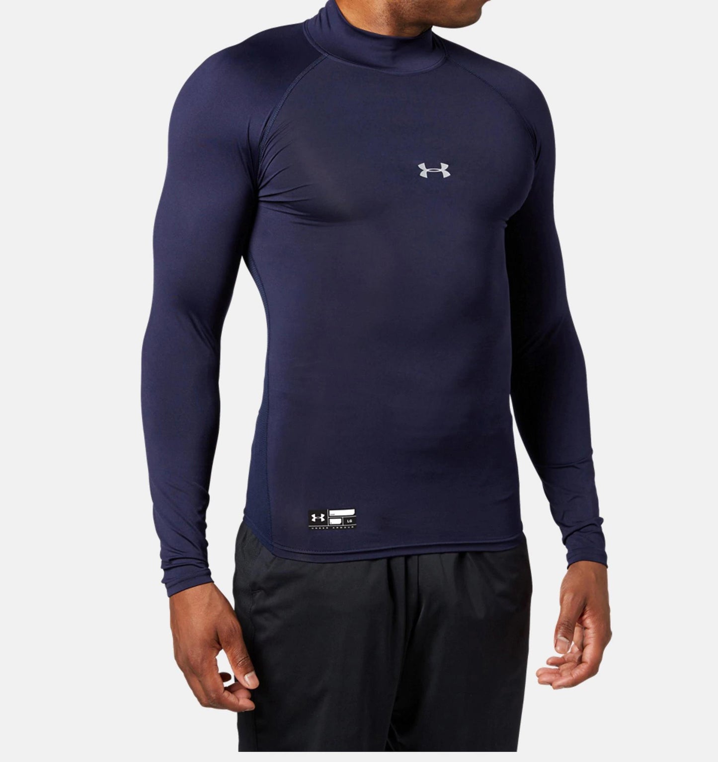 UA HG ARMOUR COMP LS MOCK PK メンズ インナー ロングスリーブ