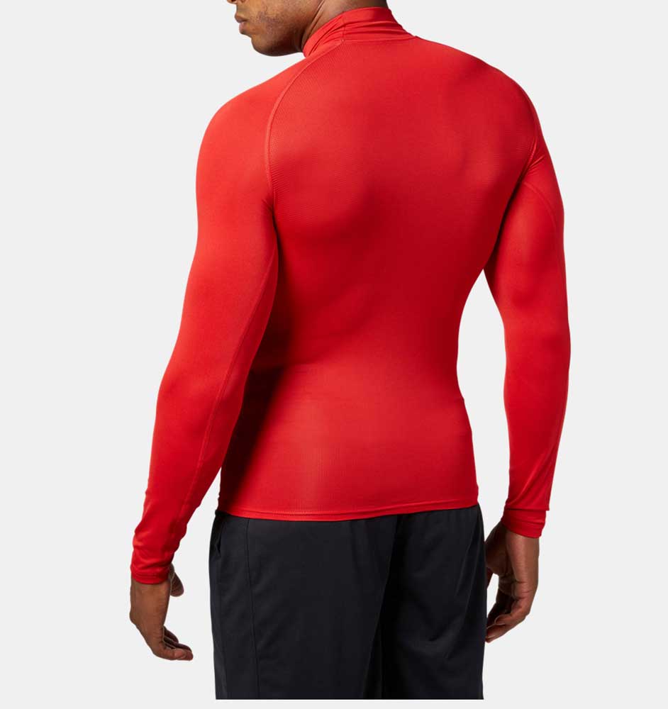 UA HG ARMOUR COMP LS MOCK PK メンズ インナー ロングスリーブ