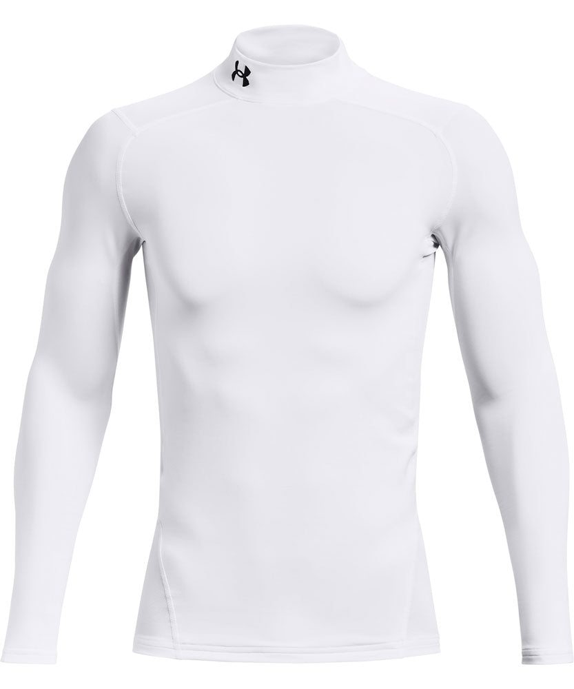 メンズ UAコールドギアアーマー コンプレッション モックシャツ スポーツインナーウェア