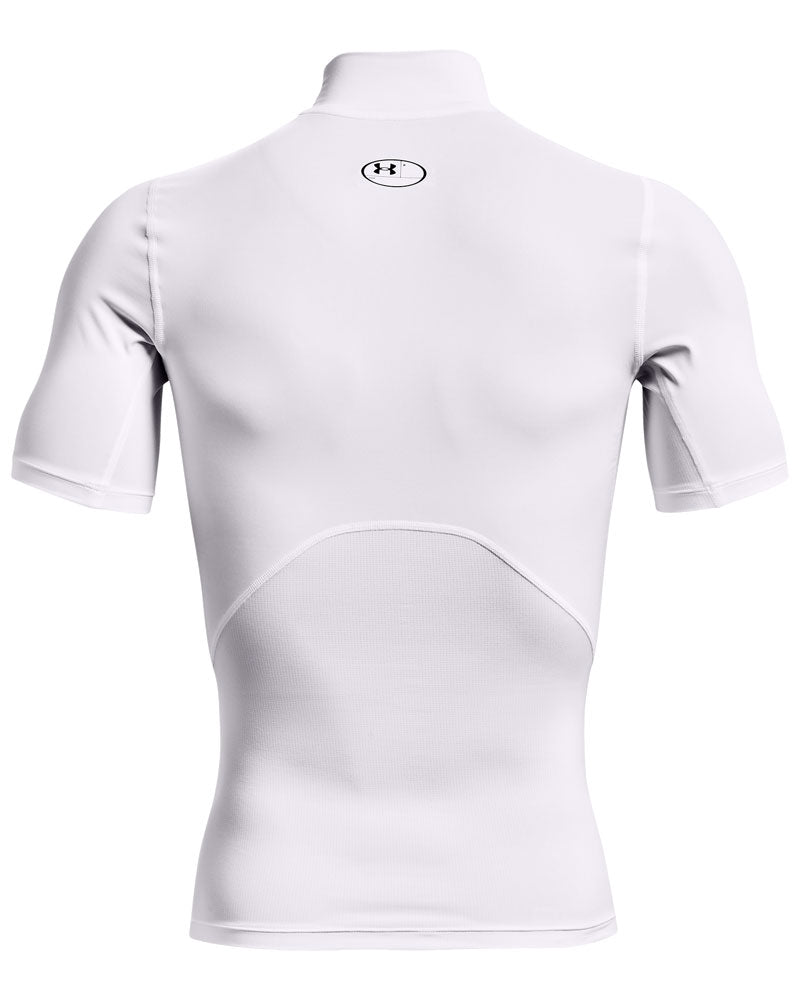 メンズ UAヒートギアアーマー コンプレッション モック ショートスリーブ シャツ