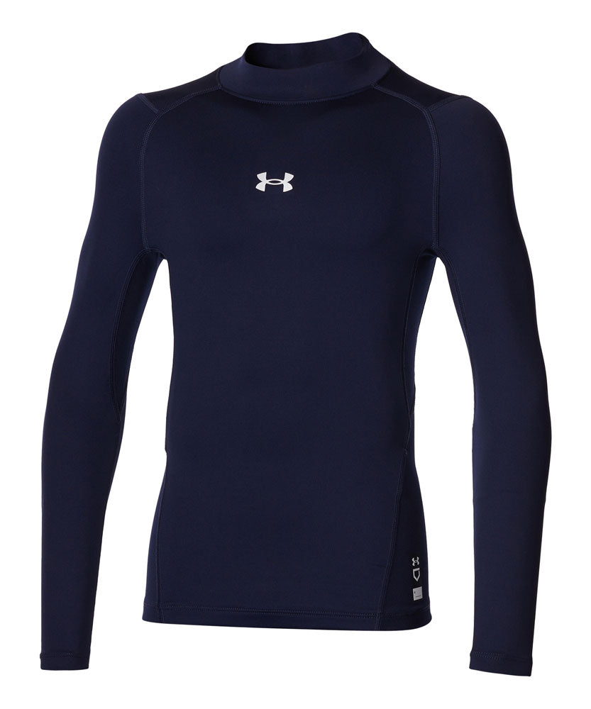 UAコールドギアアーマー コンプレッション ロングスリーブ モックシャツ