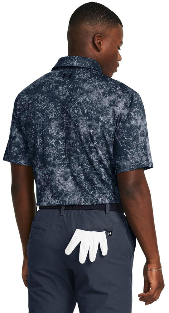 メンズ UAプレイオフ プリント ポロ3.0 ポロシャツ ゴルフウェア