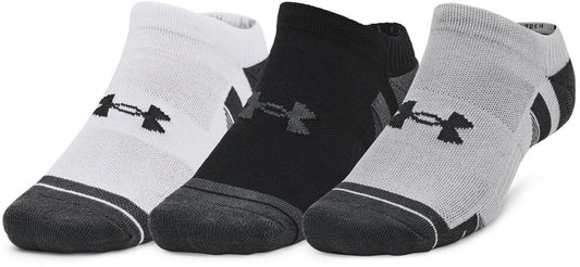 UAパフォーマンステック ノーショー ソックス 3足セット 靴下 スポーツ ユニセックス