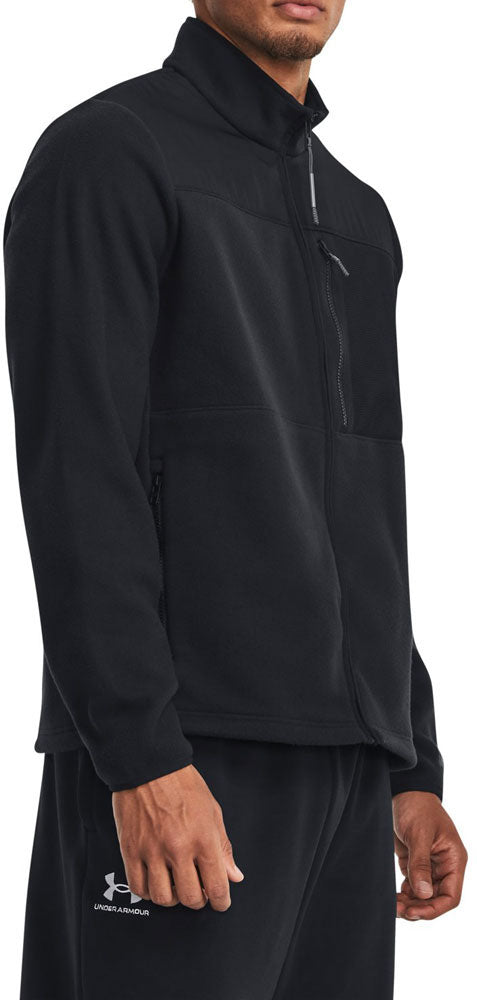 メンズ UAマイクロフリース マックス フルジップ ジャケット アウター