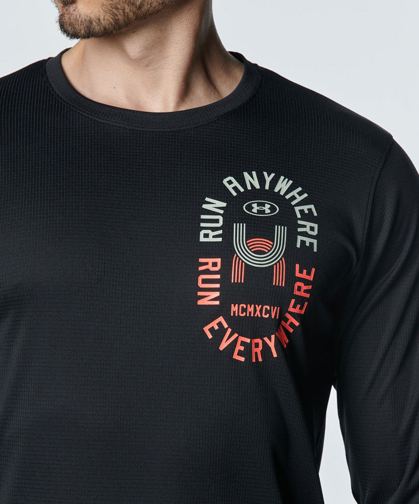 UAラン エブリウェア ストライド ロングスリーブシャツ 長袖