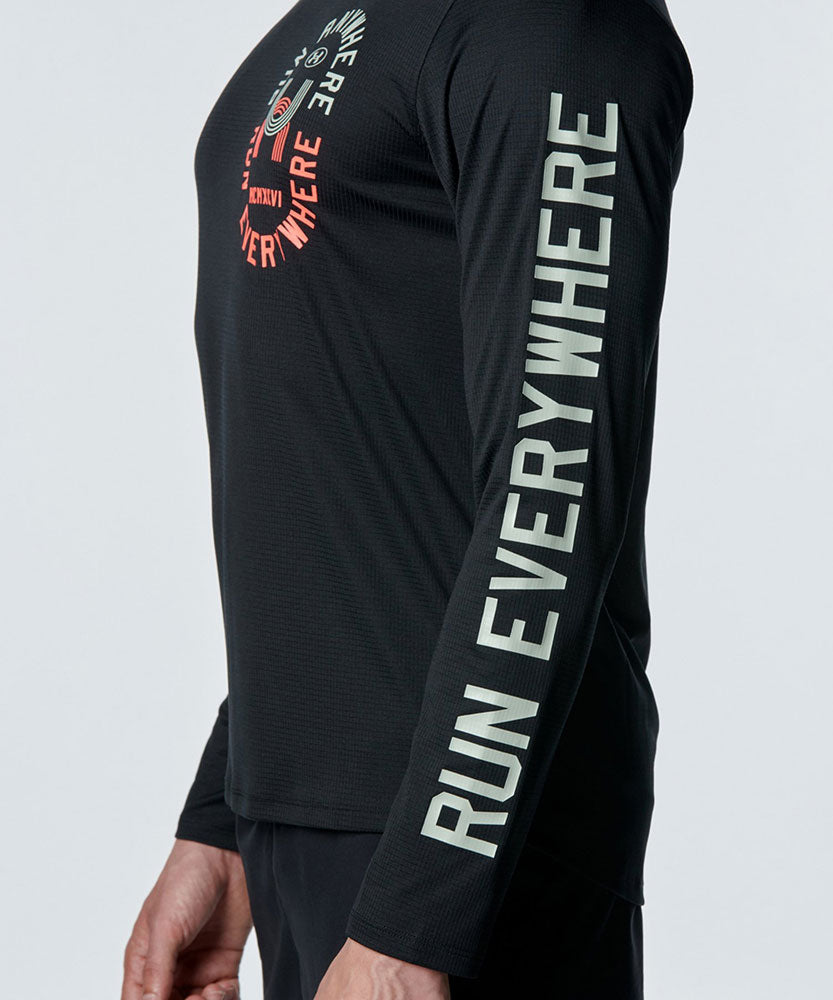 UAラン エブリウェア ストライド ロングスリーブシャツ 長袖