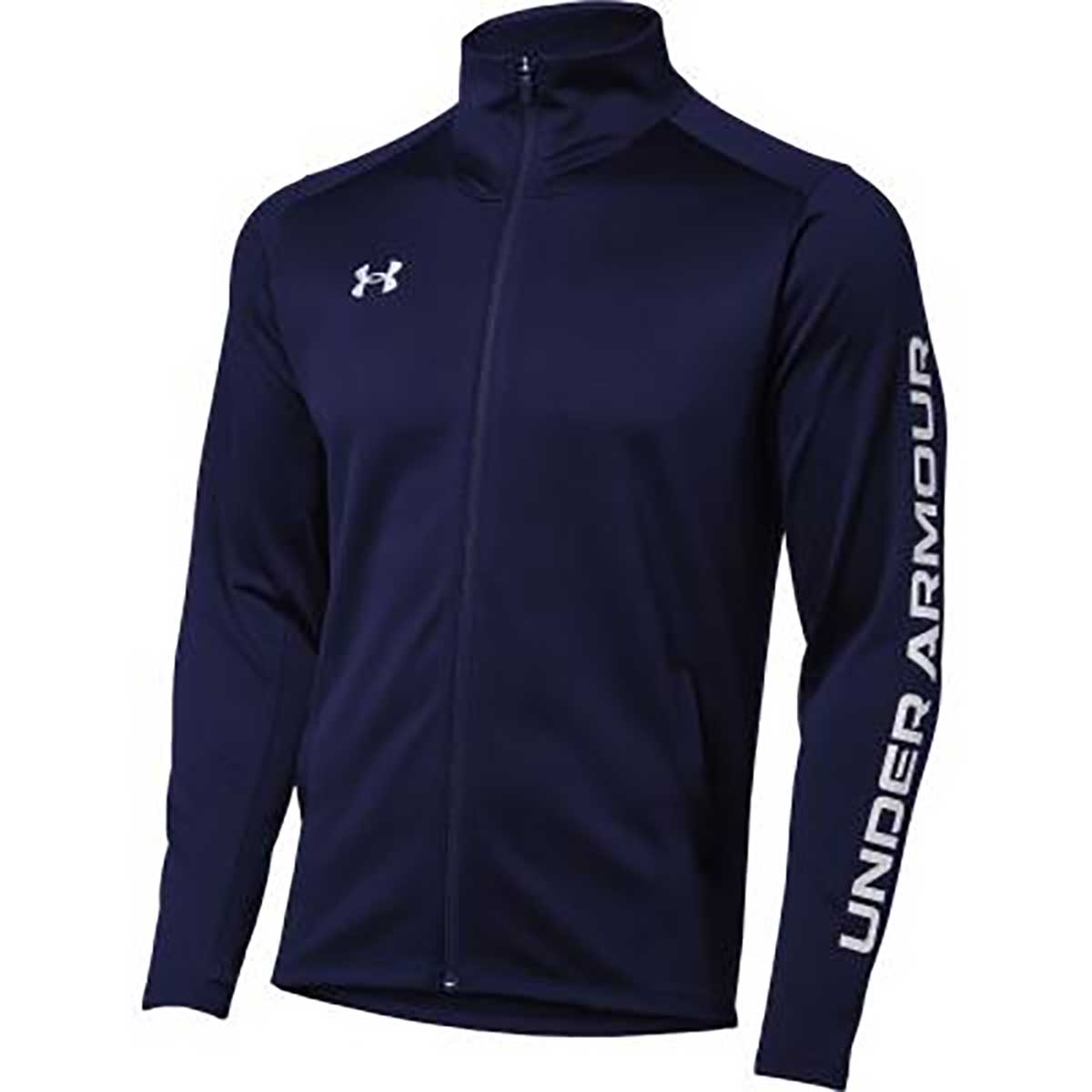 UA TEAM SOCCER KNIT FULL ZIP TOPS メンズ サッカートップ