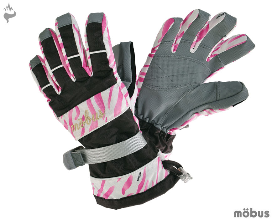 Waterproof Kids Junior Girls Ski Gloves Snowboard Gloves