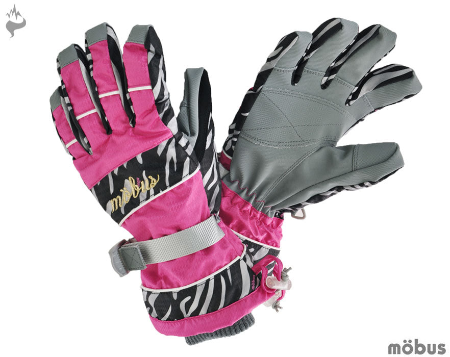 Waterproof Kids Junior Girls Ski Gloves Snowboard Gloves