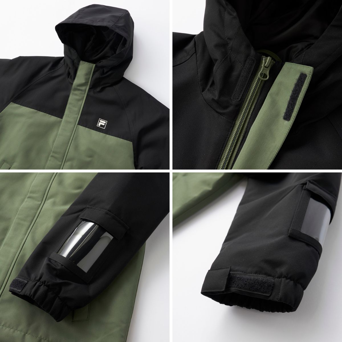 ジュニア キッズ スキーウェア スノーウェア 上下セット セットアップ 子供用 スキー