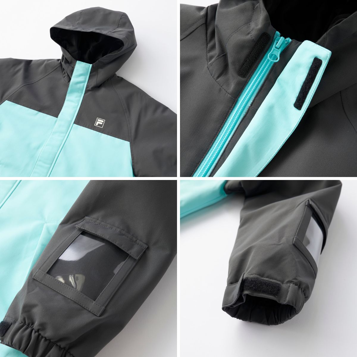 ジュニア キッズ スキーウェア スノーウェア 上下セット セットアップ 子供用 スキー