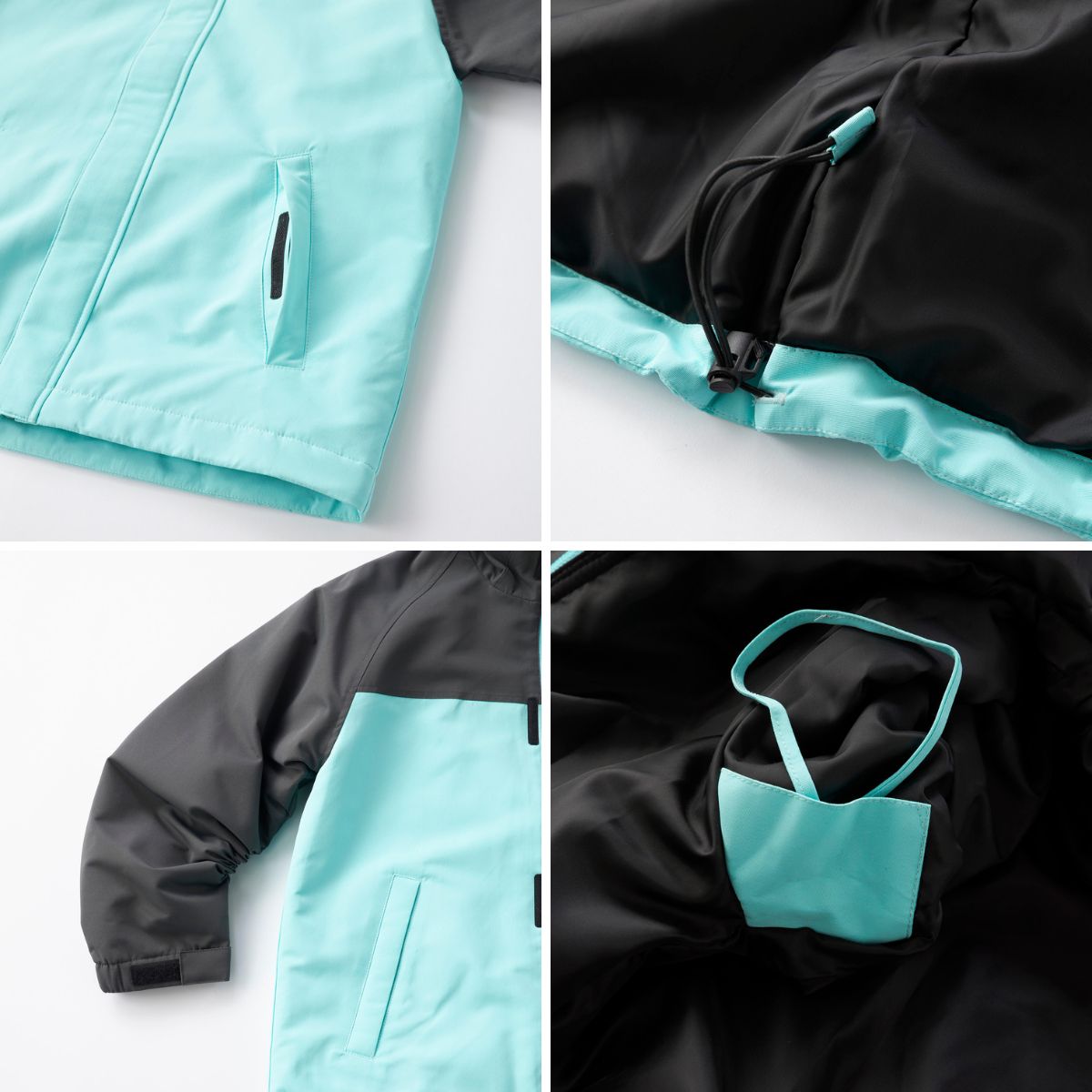 ジュニア キッズ スキーウェア スノーウェア 上下セット セットアップ 子供用 スキー