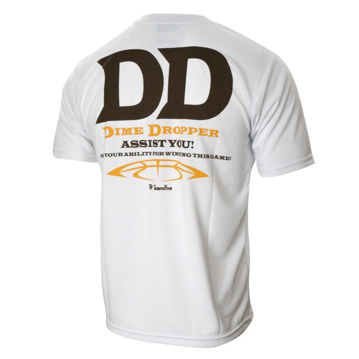 Short-sleeved T-shirt, basketball practice shirt, training wear, white