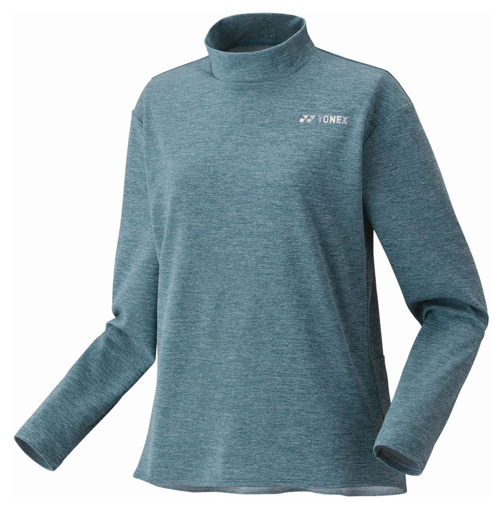 ウィメンズロングスリーブTシャツ レディース テニス 長袖Tシャツ ハイネック トップス