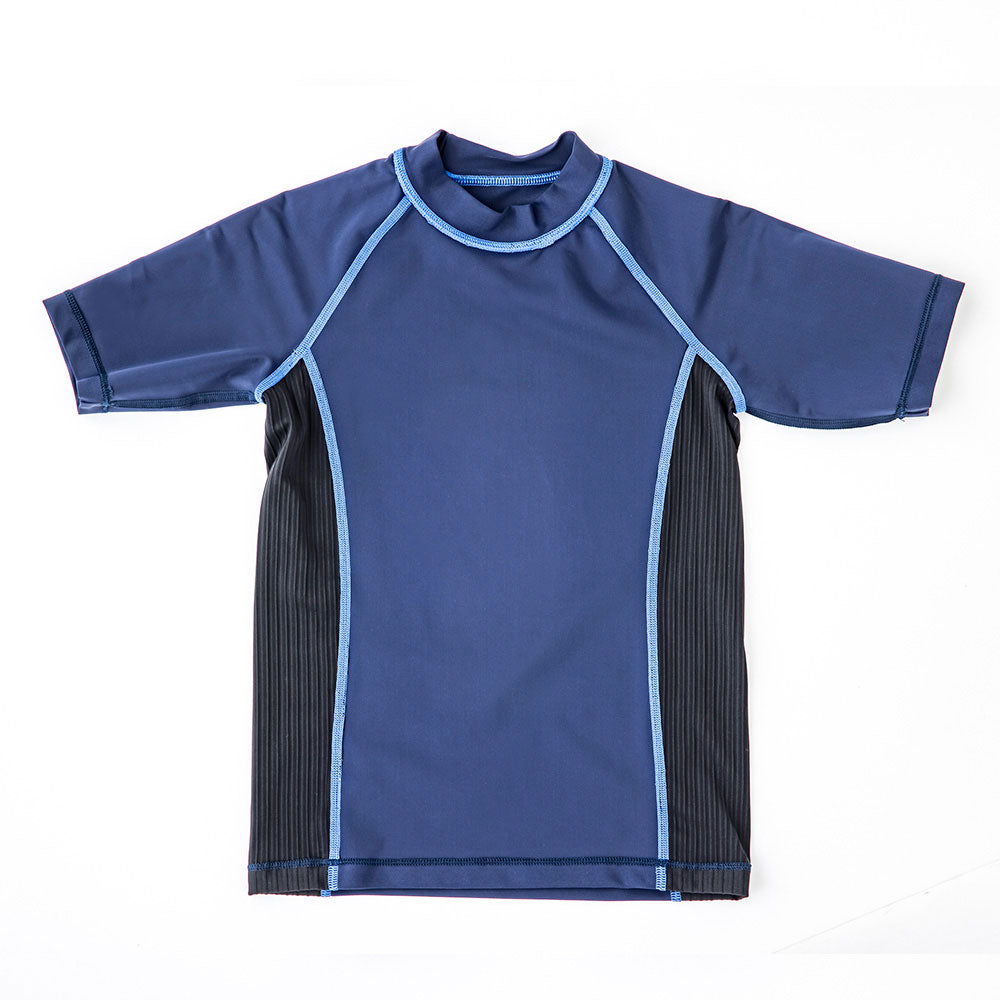 NIKE SWIM BOYS Short Sleeve UV Rashguard for Juniors and Kids