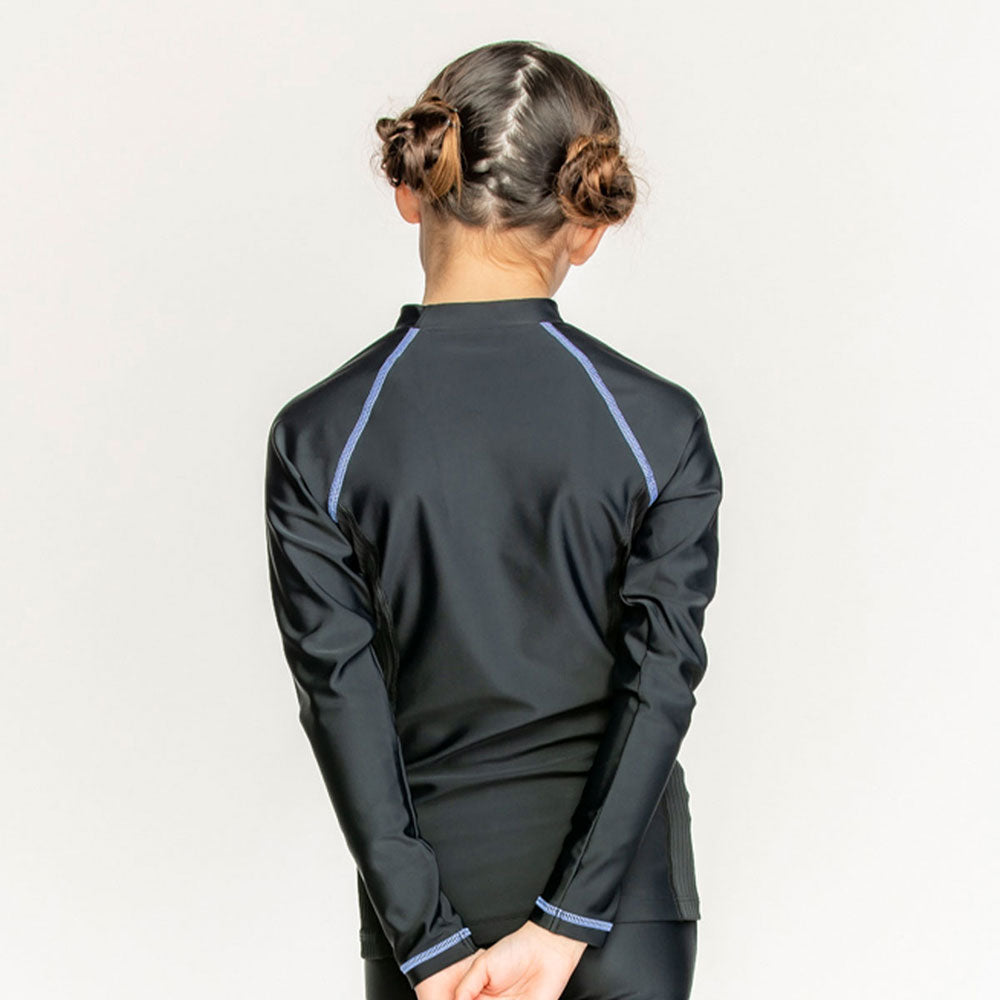 ジュニア ガールズ ロングスリーブ UV ハイドロガード 長袖 ラッシュガード 子供用